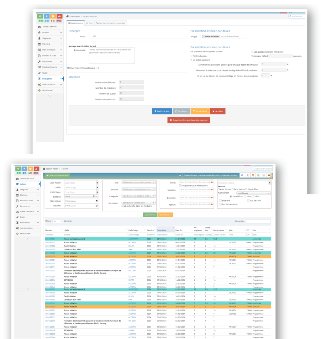 spark tms outil de gestion de formation pour OF et CFA